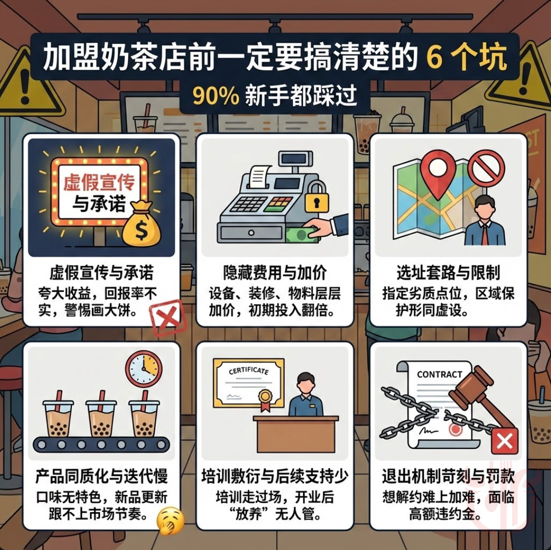 加盟奶茶店前一定要搞清楚的 6 个坑，90% 新手都踩过